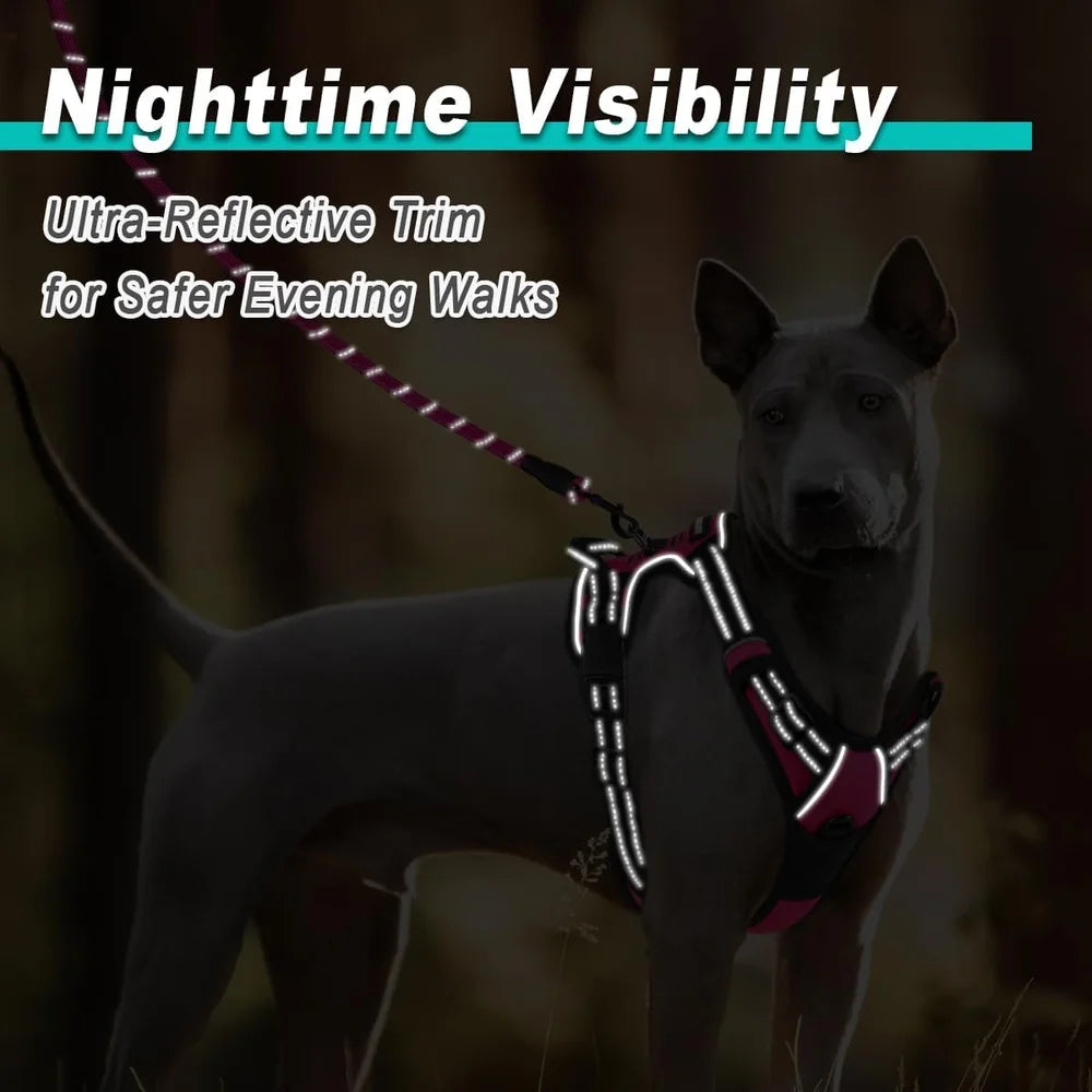 Fujian No Pull Dog Harness Reflective Adjustable Vest