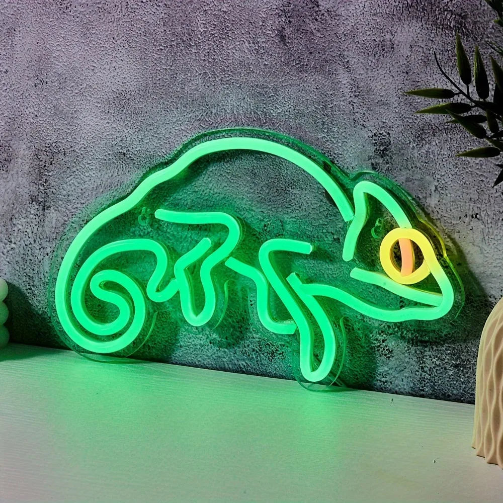 Hign-concerned Chameleon Neon LED Light Fixture USB Powered