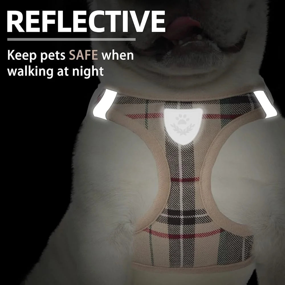 Adjustable No Pull Dog Harness And Leash Set For Pets