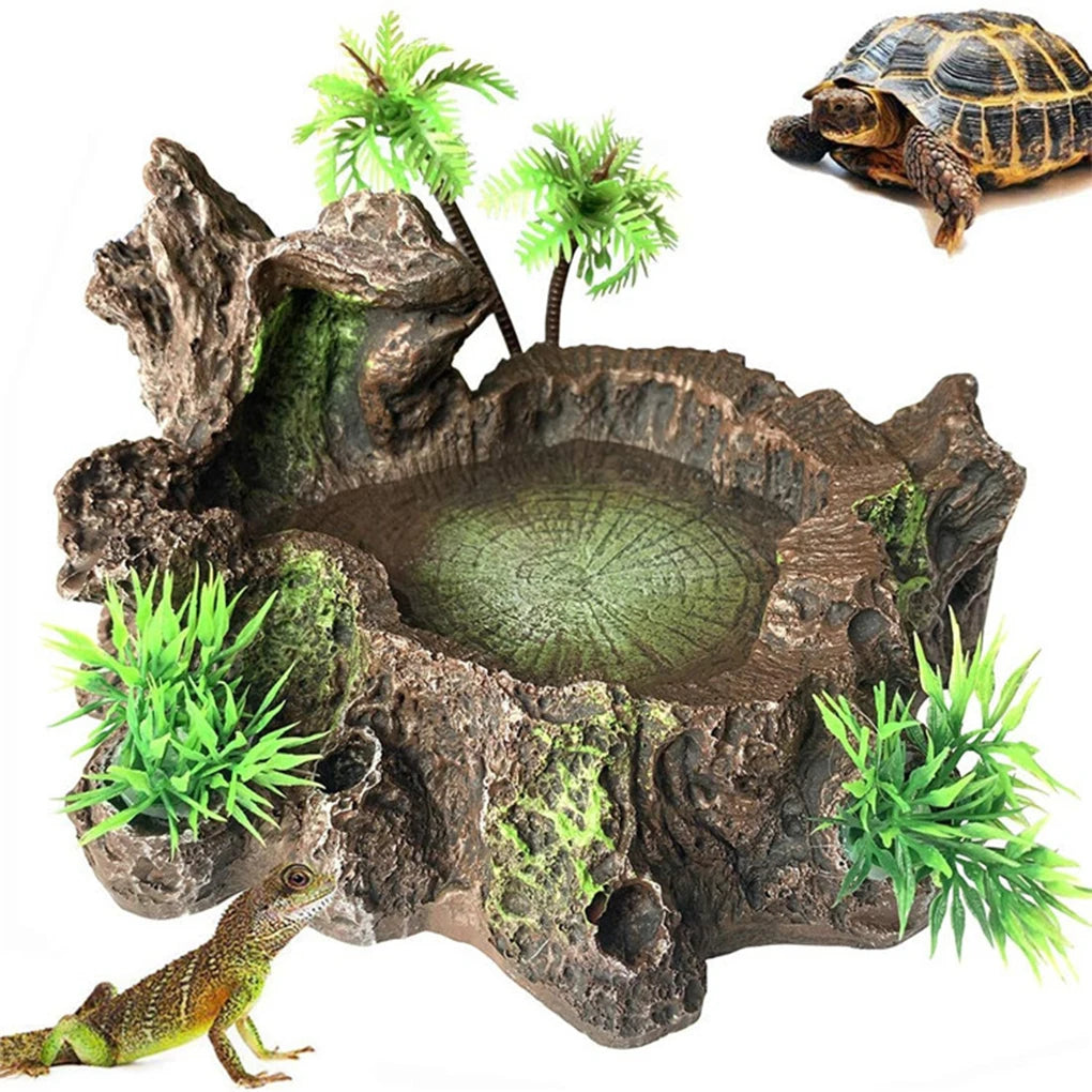 Hign-concerned Reptile Feeder Bowl Sturdy And Reliable Dish