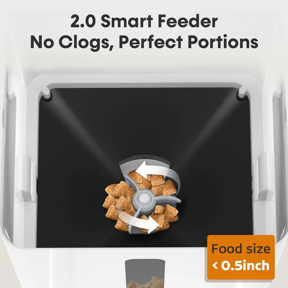 Hign-concerned Automatic Pet Feeder With Camera App
