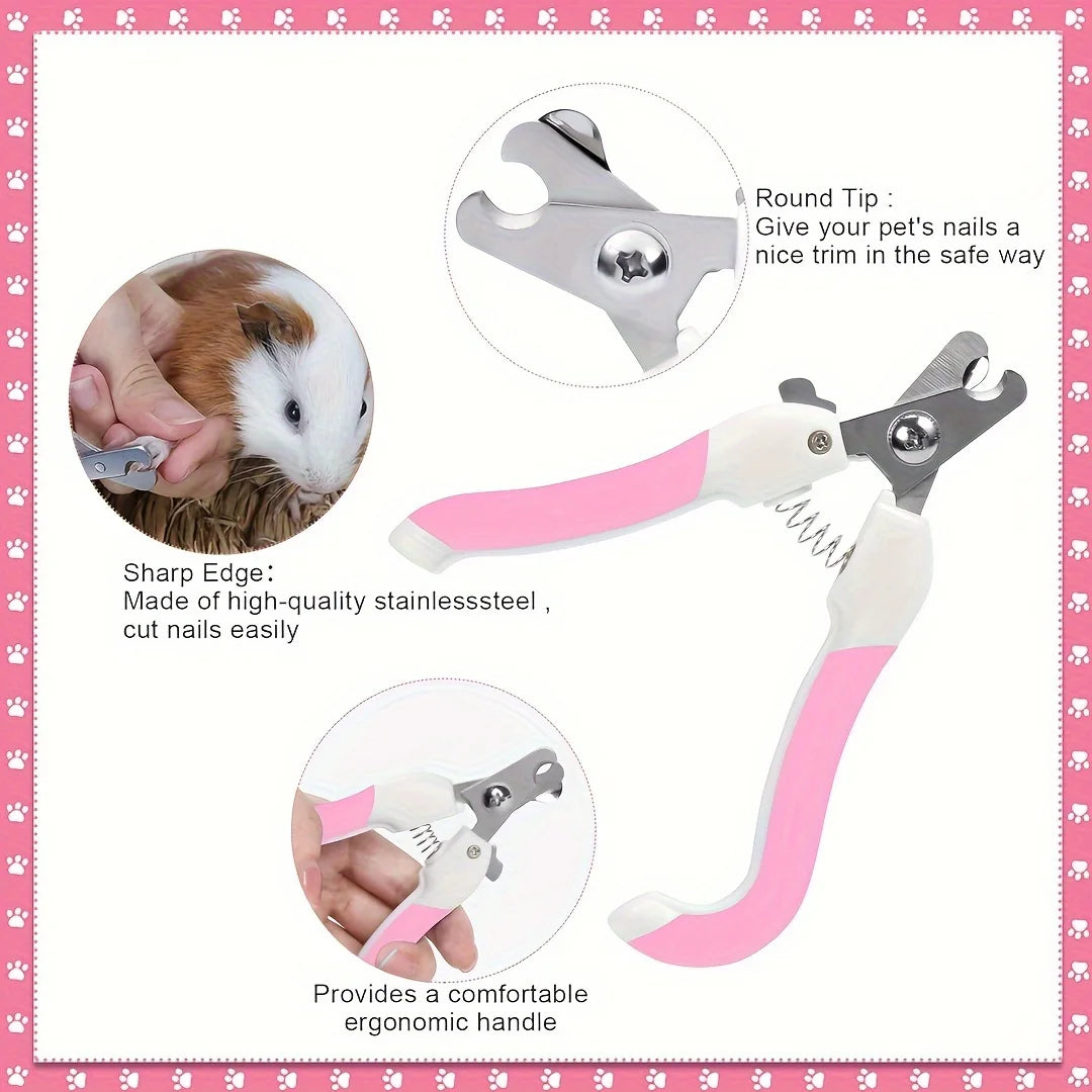 Hign-Concerned Rabbit Grooming Kit With Silicone Brushes