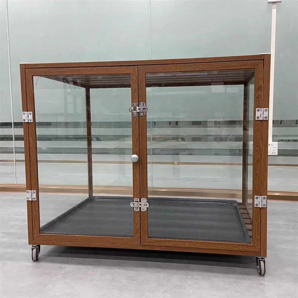 Hign Concerned Extra Spacious Dog Cage With Lockable Casters