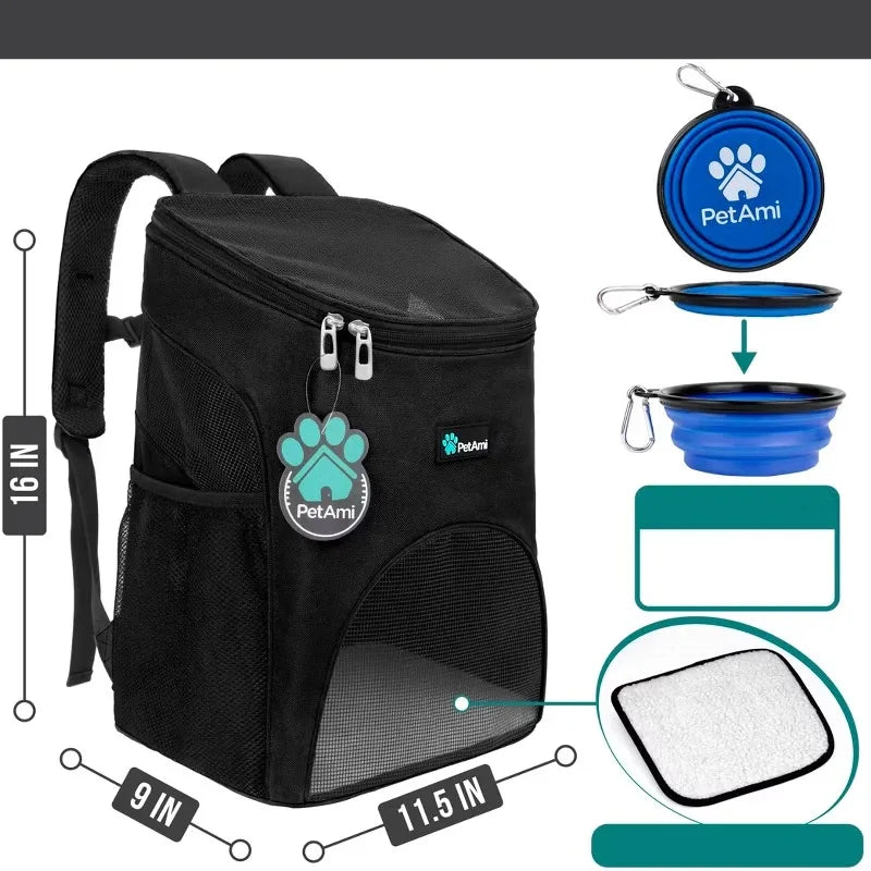 Airline Approved Pet Carrier Backpack For Dogs And Cats