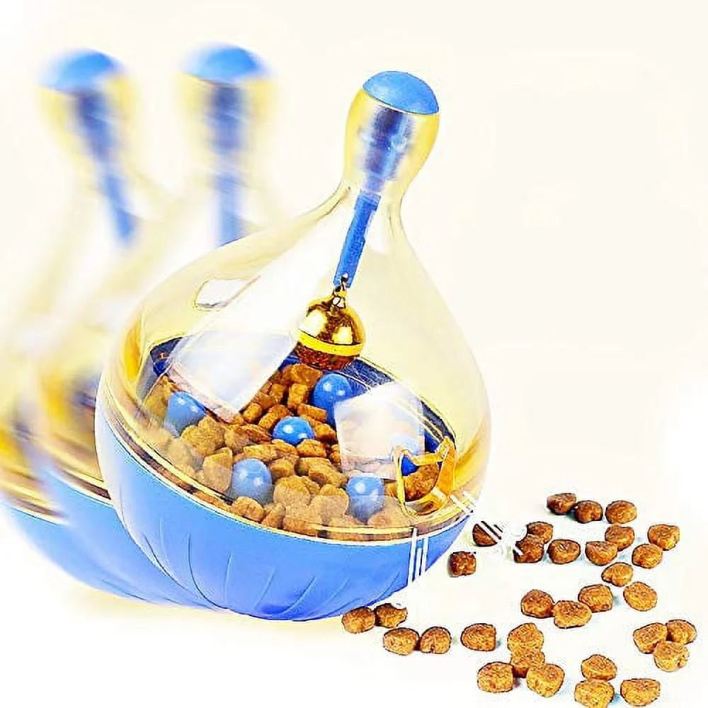 Interactive Slow Feeder Toy for Cats and Dogs Healthy Eating IQ Tumbler