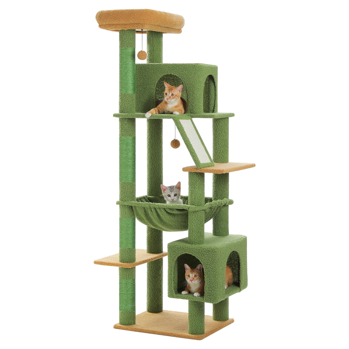 Speedy Pet Cat Tree Tower Hammock And Sisal Climbing Frame
