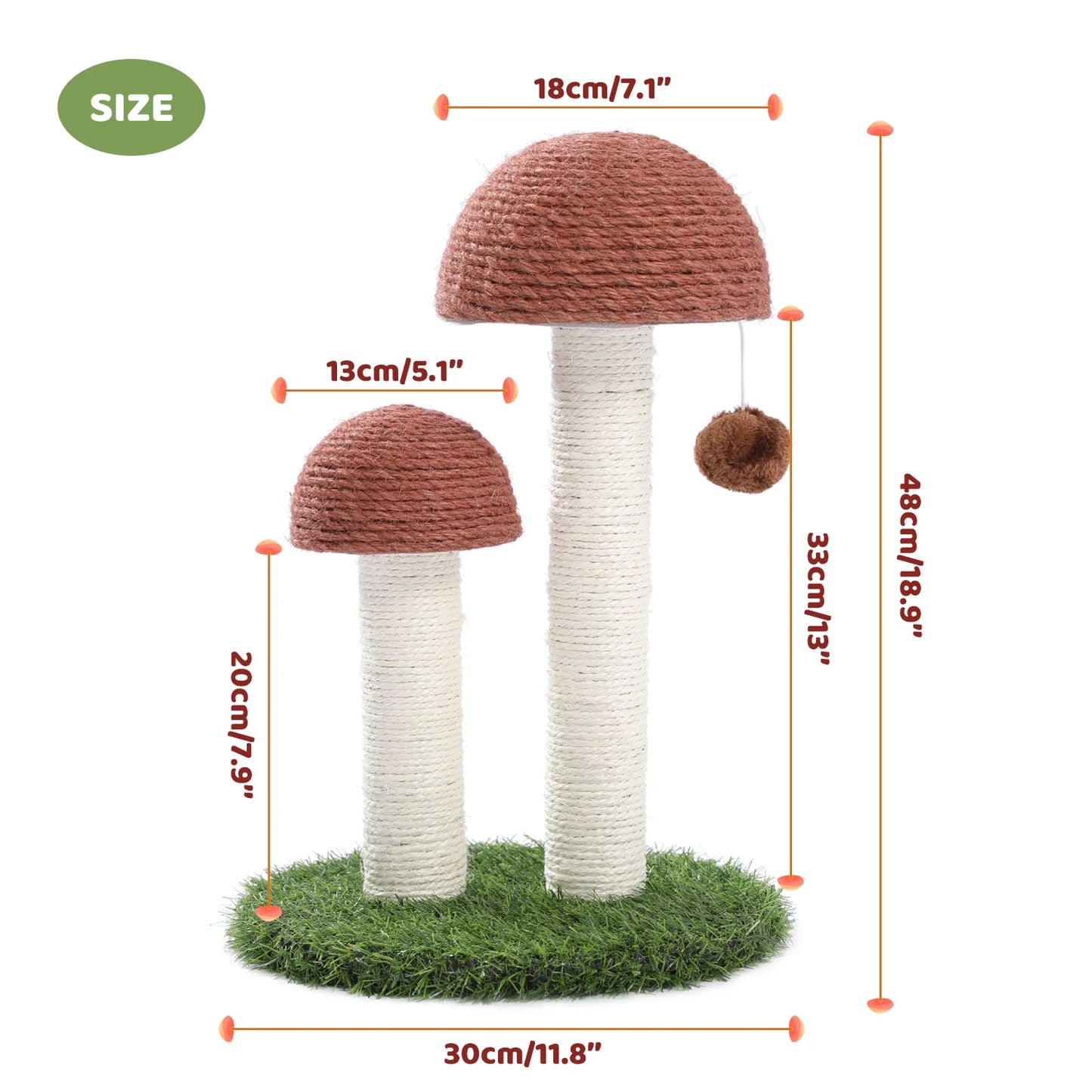 Multi-Level Cat Tree with Cozy Bed and Sisal Scratching Posts for Pets