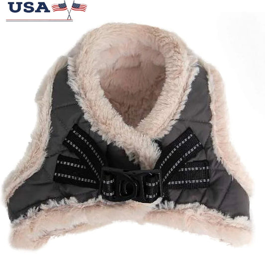 Dutrieux PU Dog Harness Reflective Waterproof Winter