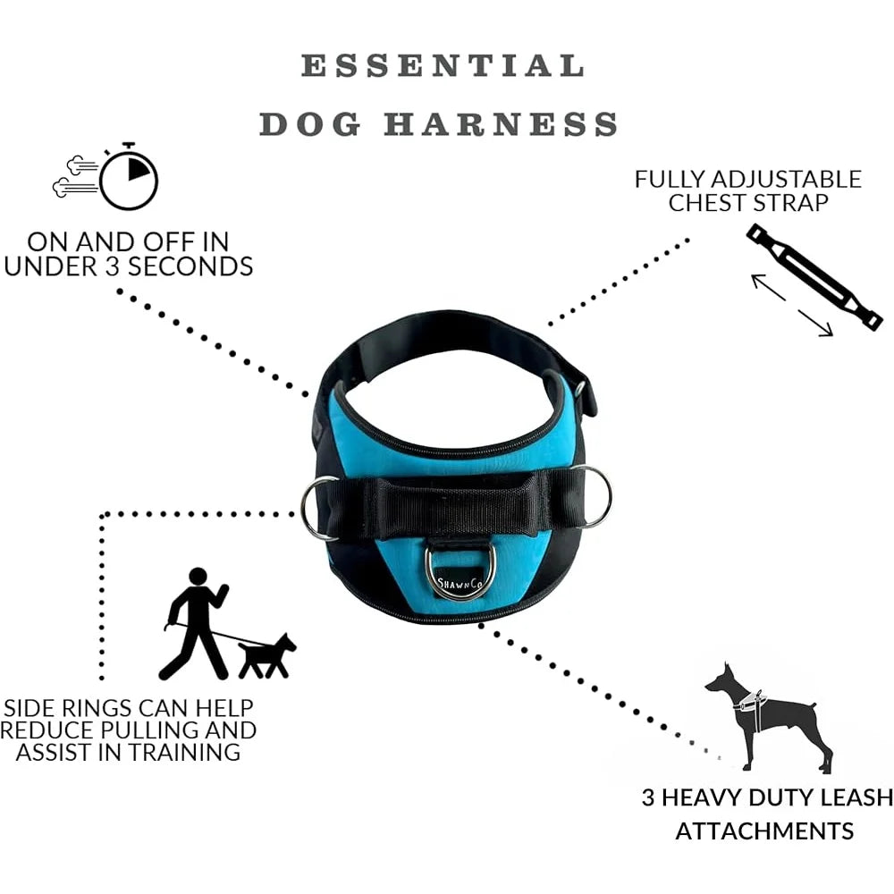 CN Fujian No Pull Dog Harness Reflective Adjustable Vest
