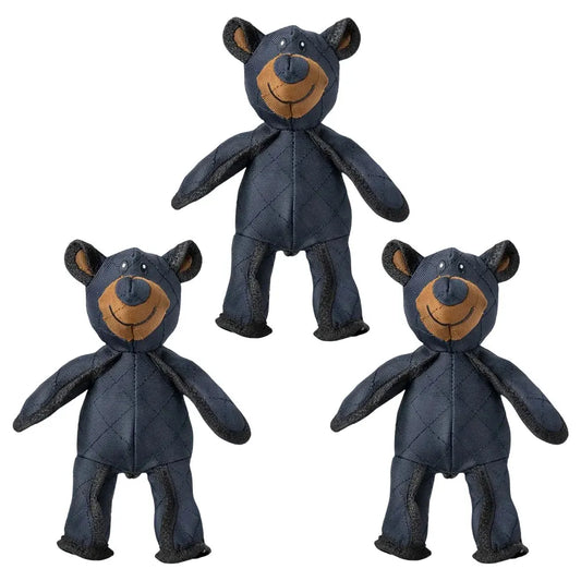 Mighty Bear Interactive Plush Dog Toy for Teeth Cleaning and Playtime Fun