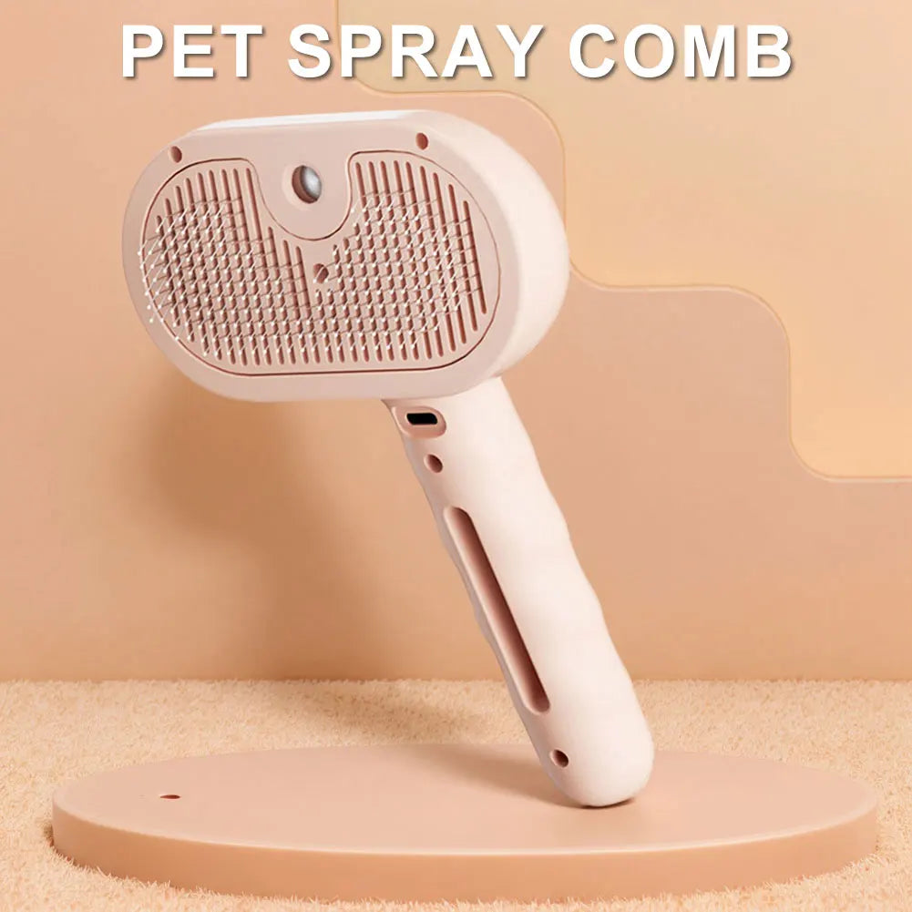 Shunmaii 3 in 1 Cat Steam Brush Grooming Tool Cats