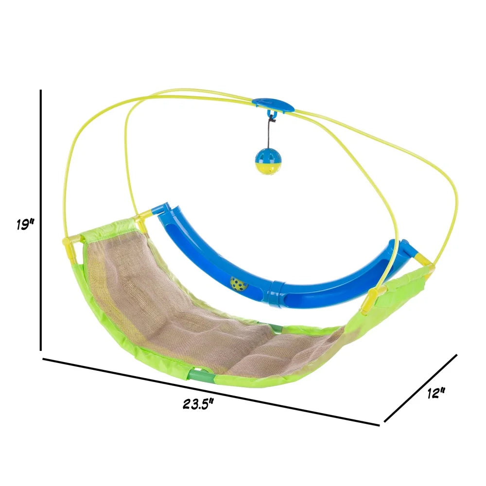 XMSJCN Interactive Cat Toy Mat With Rolling Ball Scratching