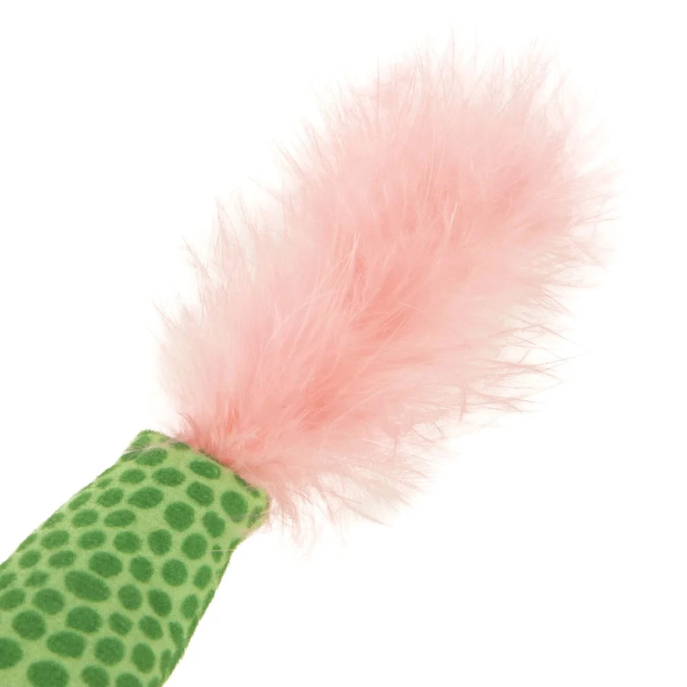 XMSJCN Crinkle Plush Kicker Cat Toy With Catnip Tail