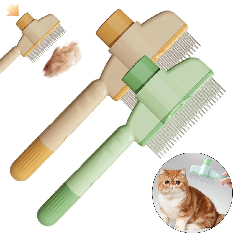 Hign-concerned Cat Grooming Massage Brush Pet Comb Pro