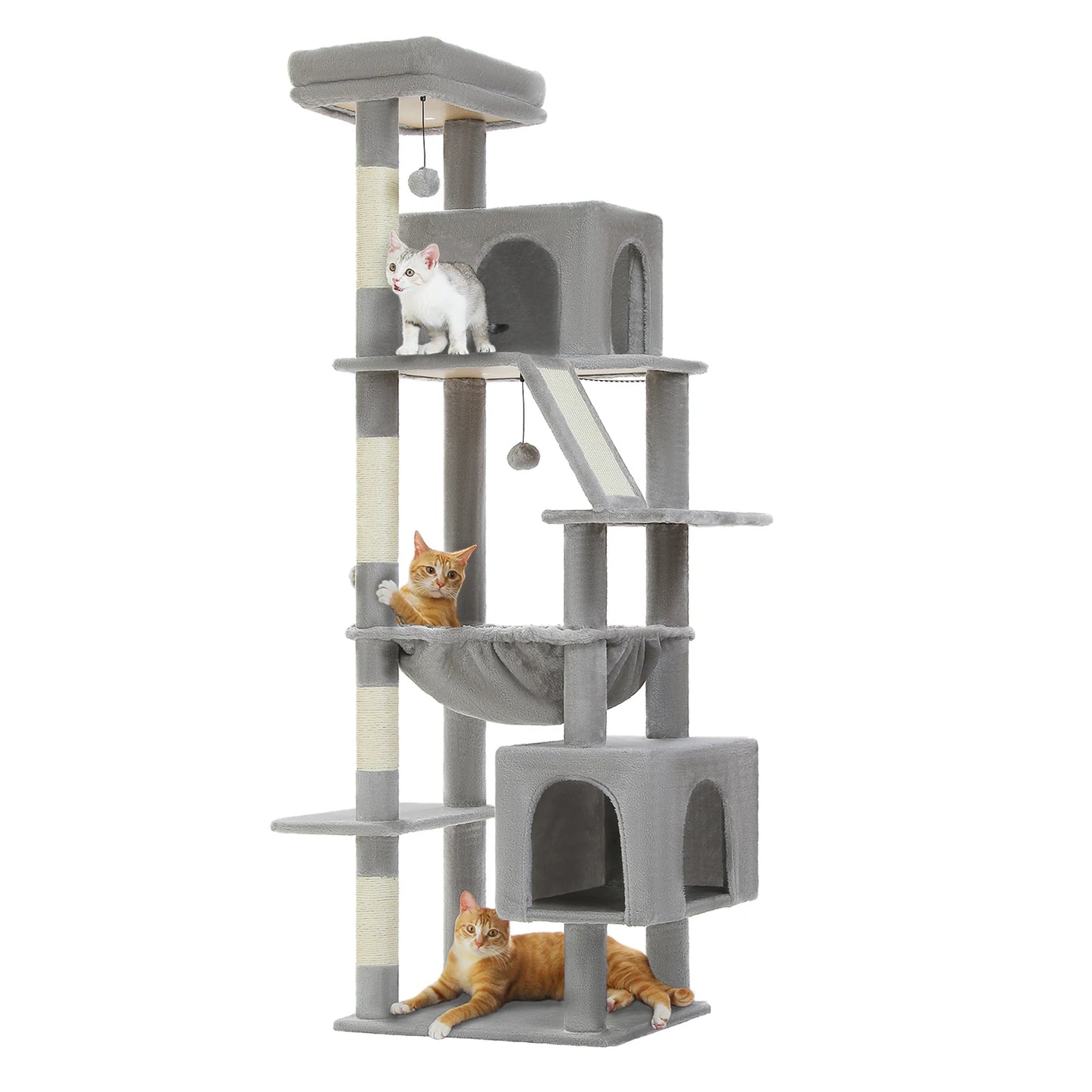 Speedy Pet Cat Tree Tower Hammock And Sisal Climbing Frame
