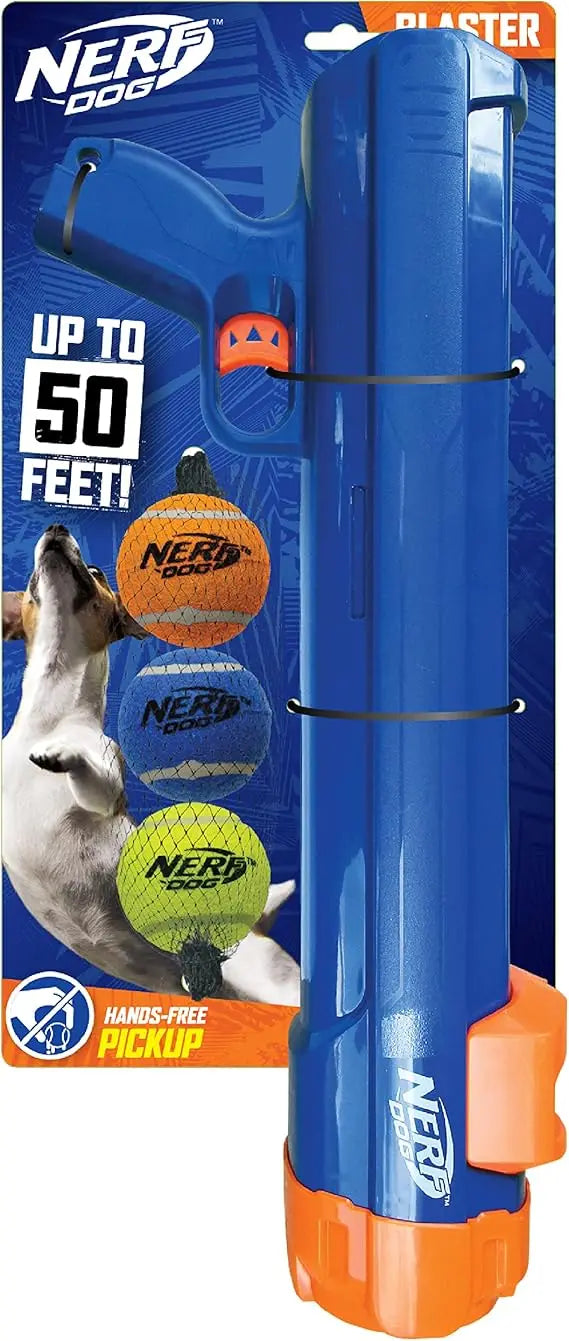 Nerf Dog Tennis Ball Blaster For Fetch Hands Free Reload