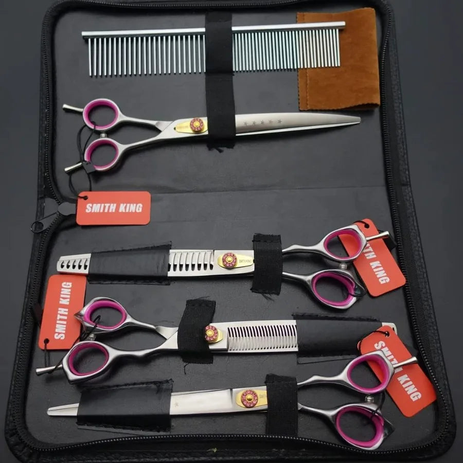 Hign-concerned Premium Dog Grooming Shears Set With Comb