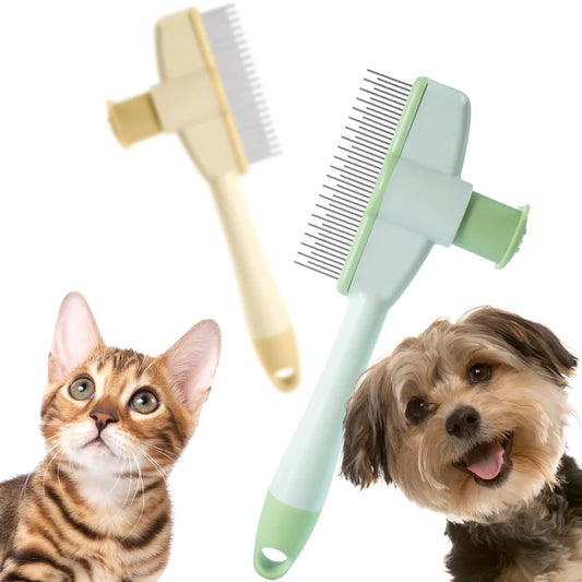 Hign-concerned Cat Grooming Massage Brush Pet Comb Pro