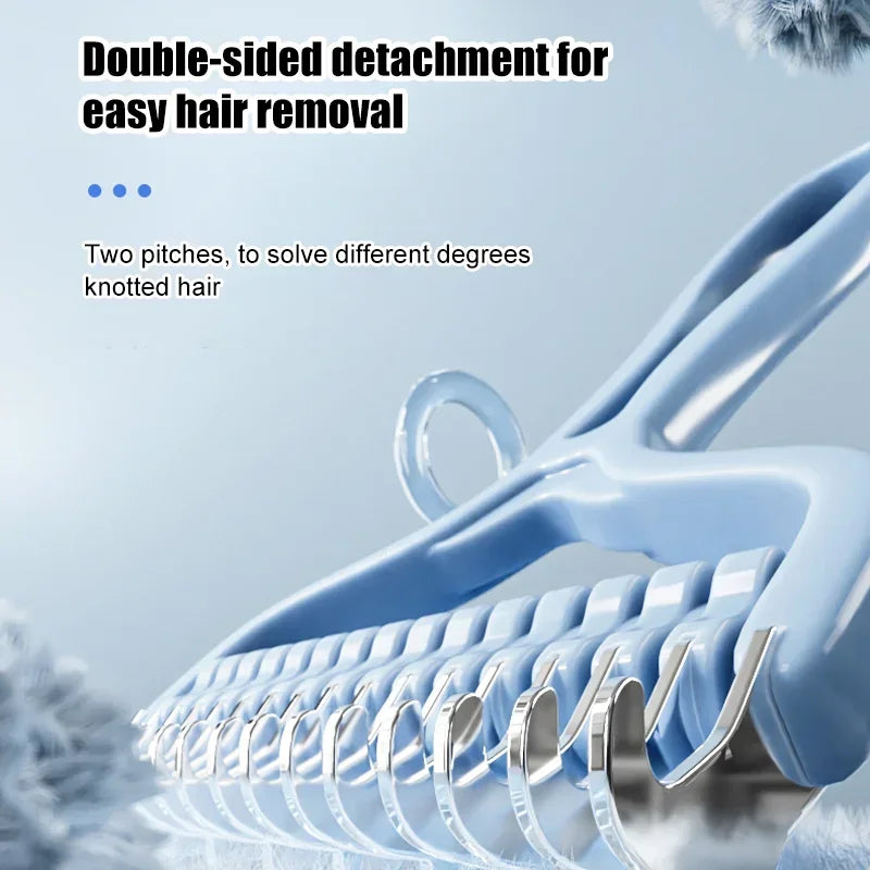 Double Sided Pet Comb for Cats and Dogs Grooming Shedding Hair Removal Tool