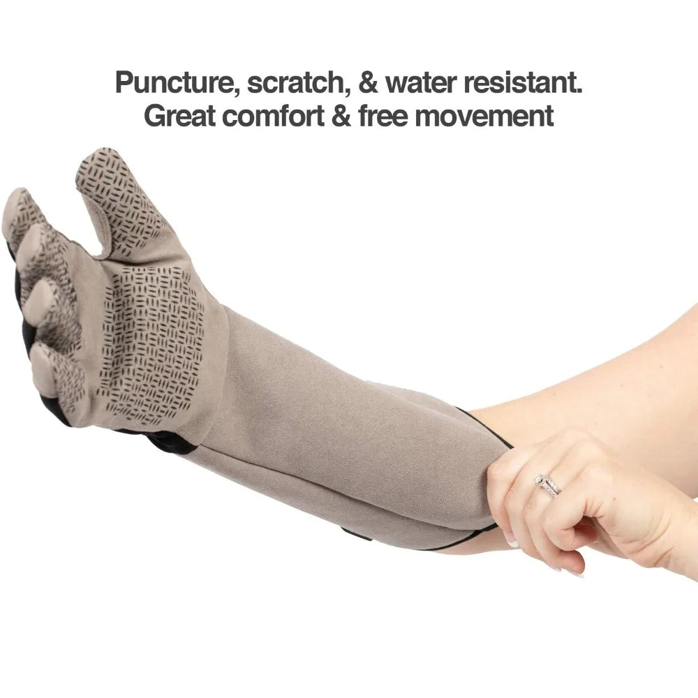 Multipurpose Pet Grooming Gloves For Vet Trips Waterproof