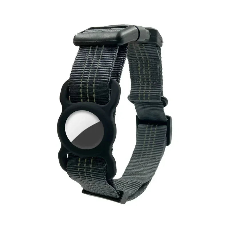 Guangdong Reflective AirTag Nylon Dog Collar With Case