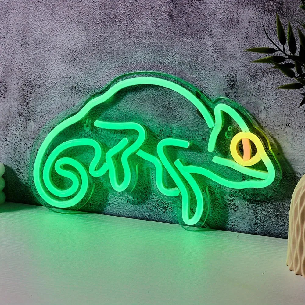 Hign-concerned Chameleon Neon LED Light Fixture USB Powered