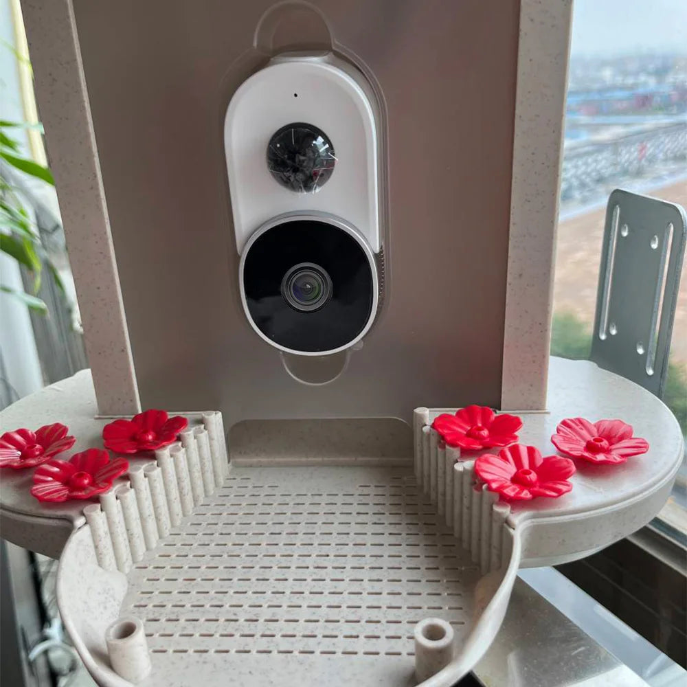 2.4G WiFi Smart Bird Feeder with Camera 1080P Motion Detection and AI Identification