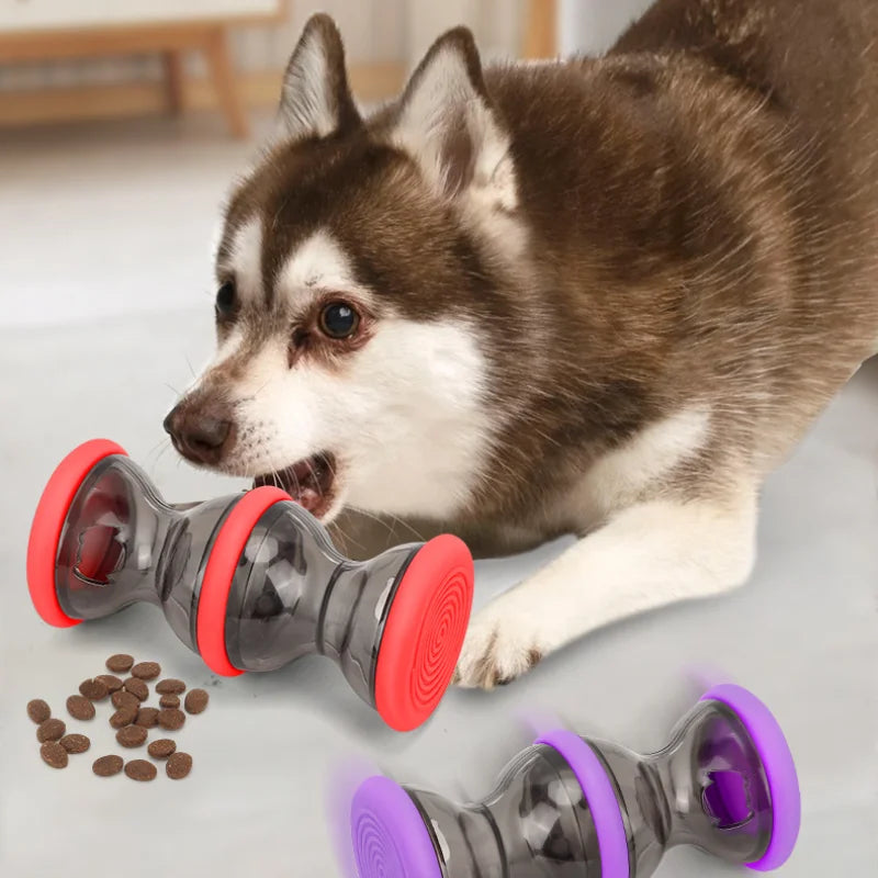 Pet Leaky Food Toy for Dogs Durable Chew Puzzle Training Toy in Multiple Colors