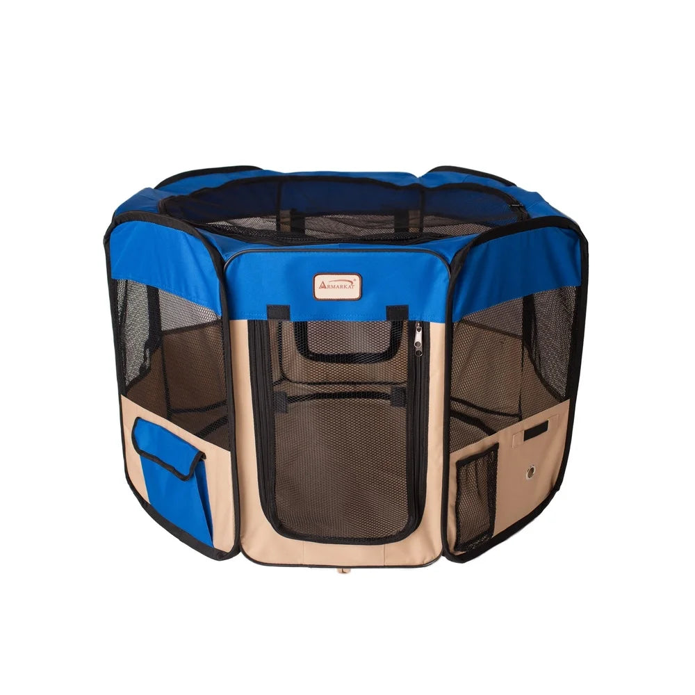 DUTRIEUX Portable Pet Playpen Water Resistant Outdoor