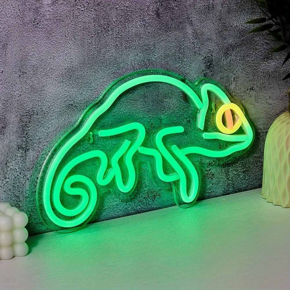 Hign-concerned Chameleon Neon LED Light Fixture USB Powered