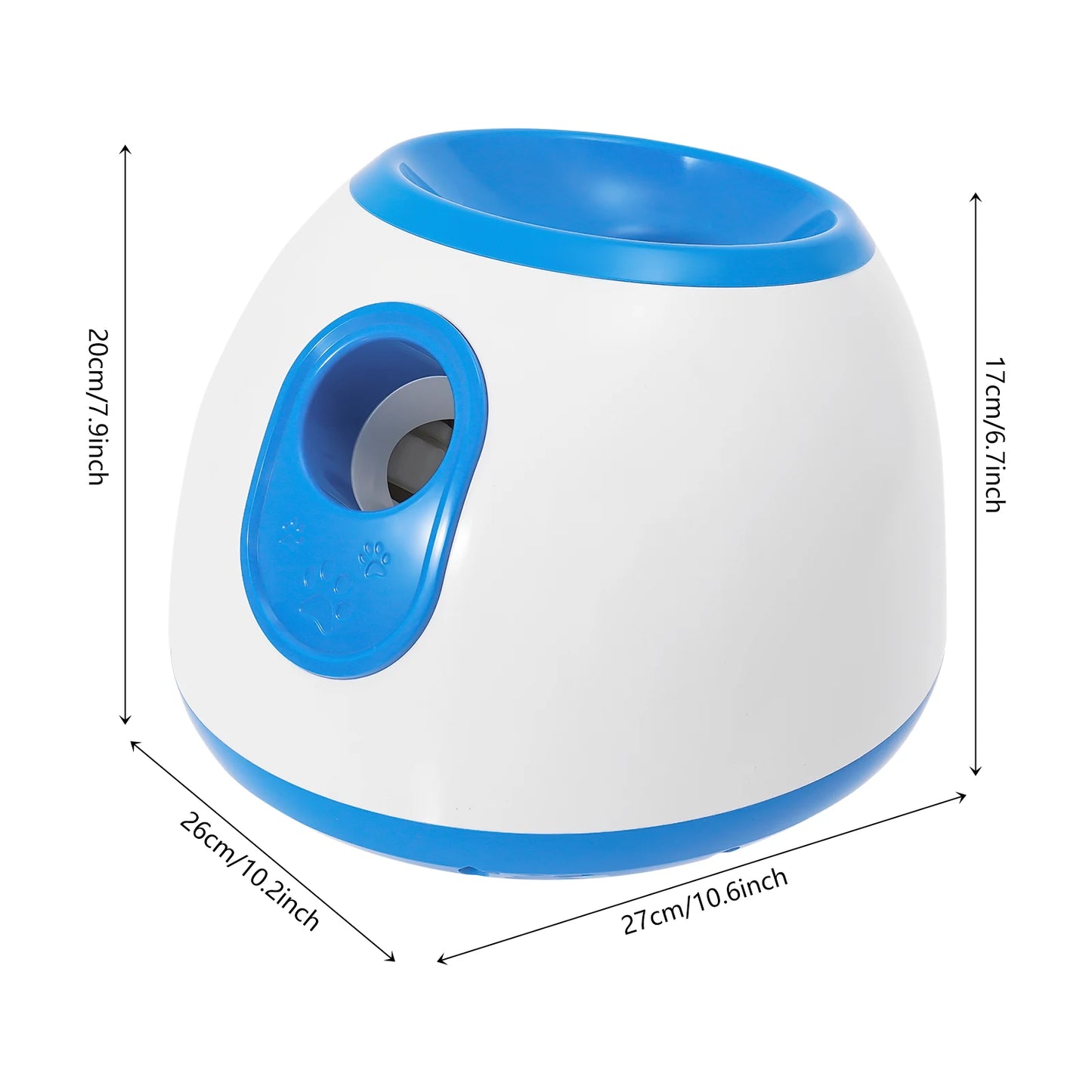 Automatic Ball Launcher for Dogs with Adjustable Throw Distance and Dual Power