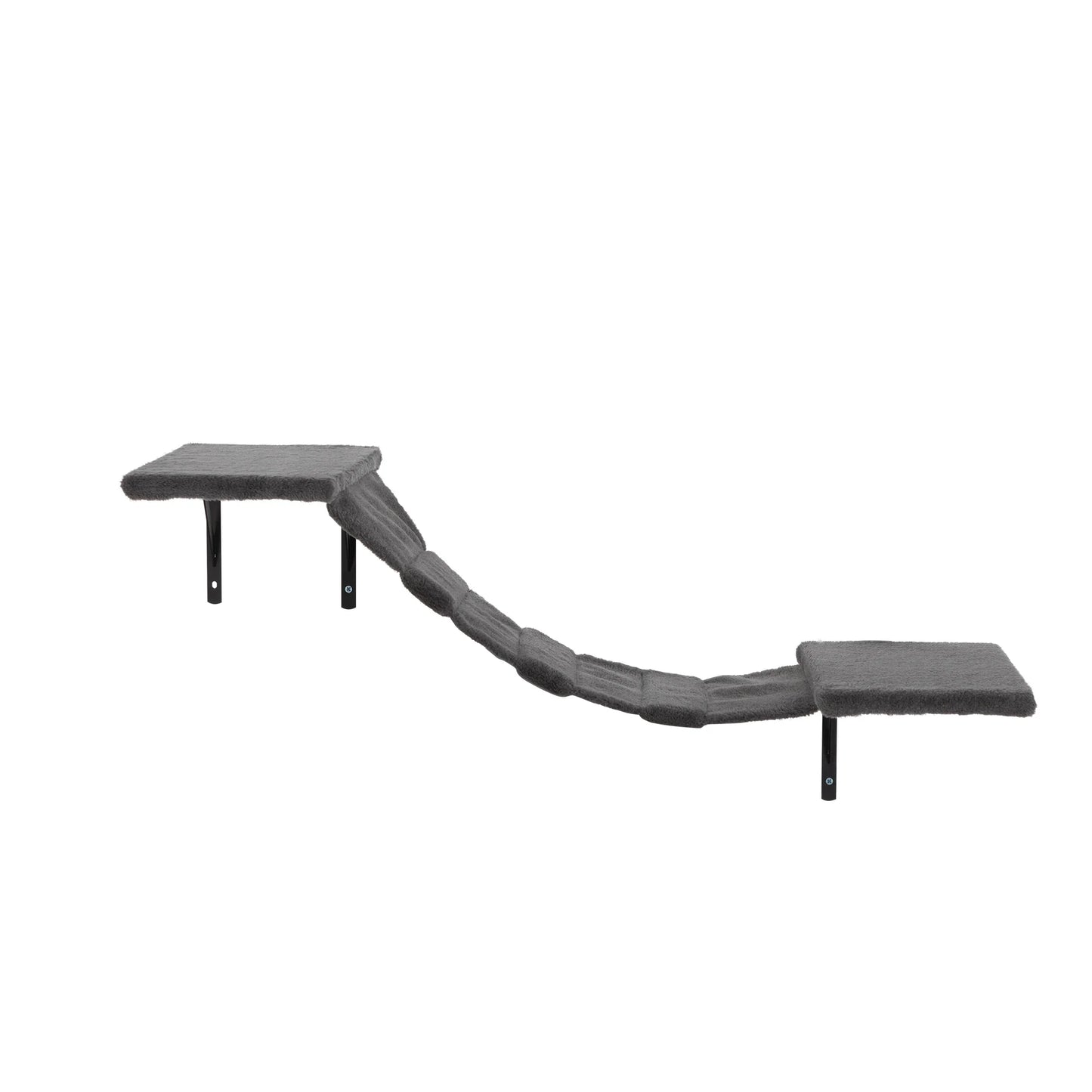 5 Piece Wall Mounted Cat Climber Set with Shelves Perches and Scratching Posts