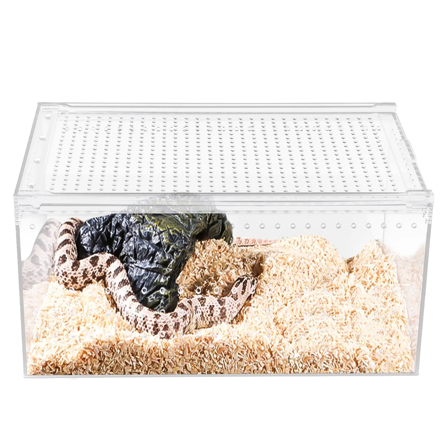 Bymaocar Acrylic Reptile Breeding Cage With Sliding Lid
