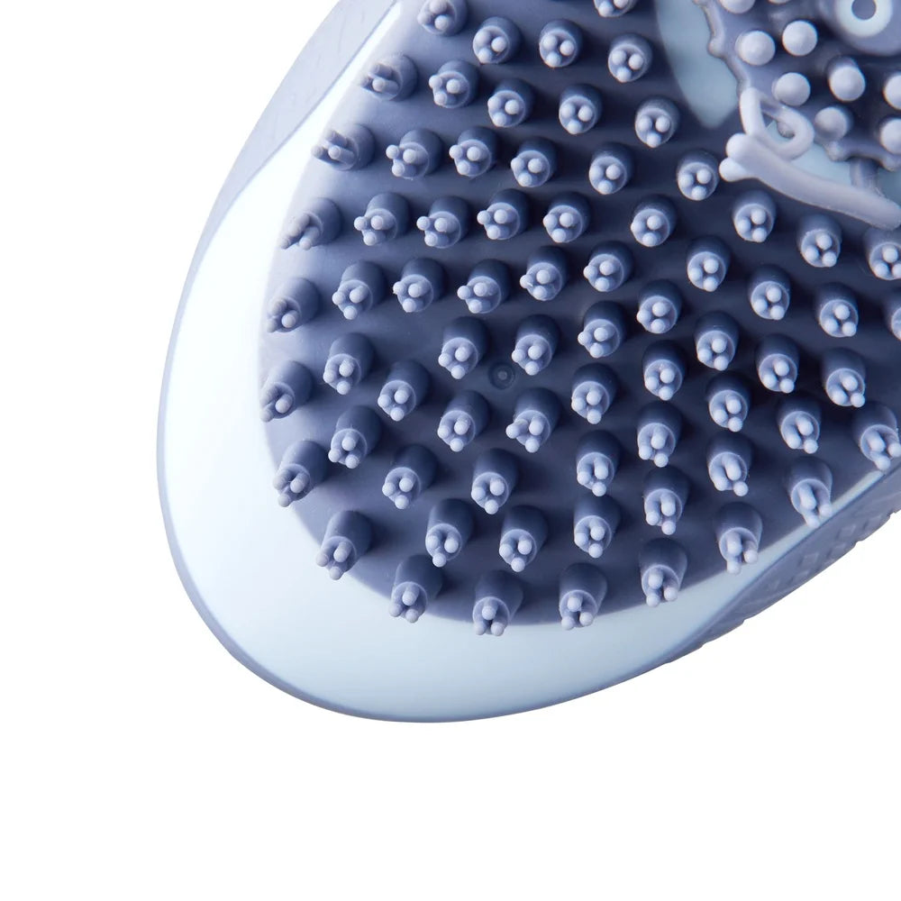 XMSJH Ergonomic Dog Brush Shampoo Dispenser Bath Tool