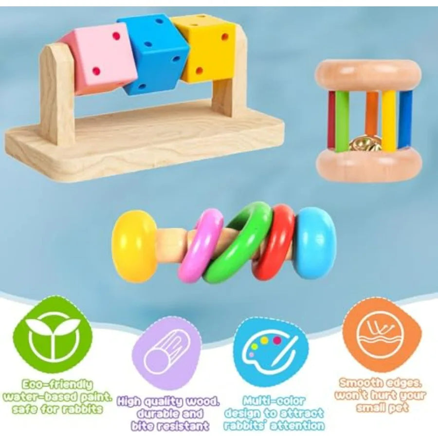 Hign-concerned Wooden Hamster Toys For Small Animals