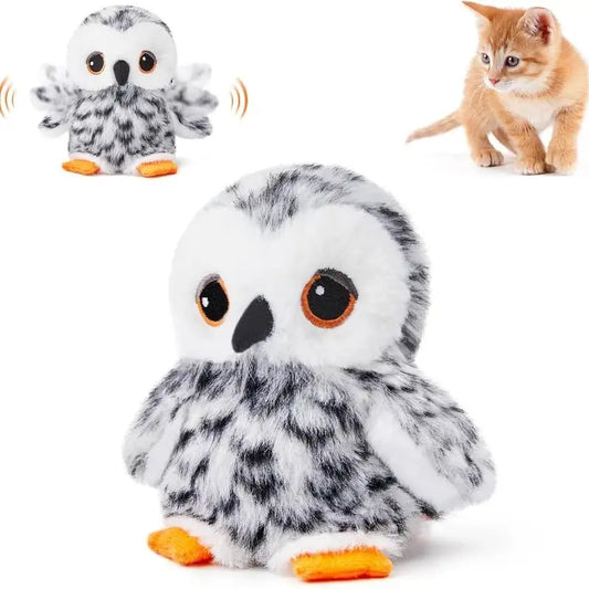 Potaroma Flapping Bird Cat Toy Rechargeable Lifelike Bird Chirp for Kittens