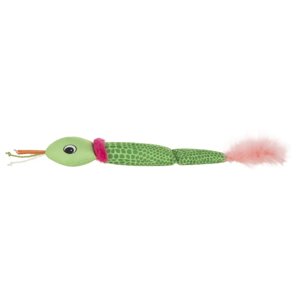 XMSJCN Crinkle Plush Kicker Cat Toy With Catnip Tail