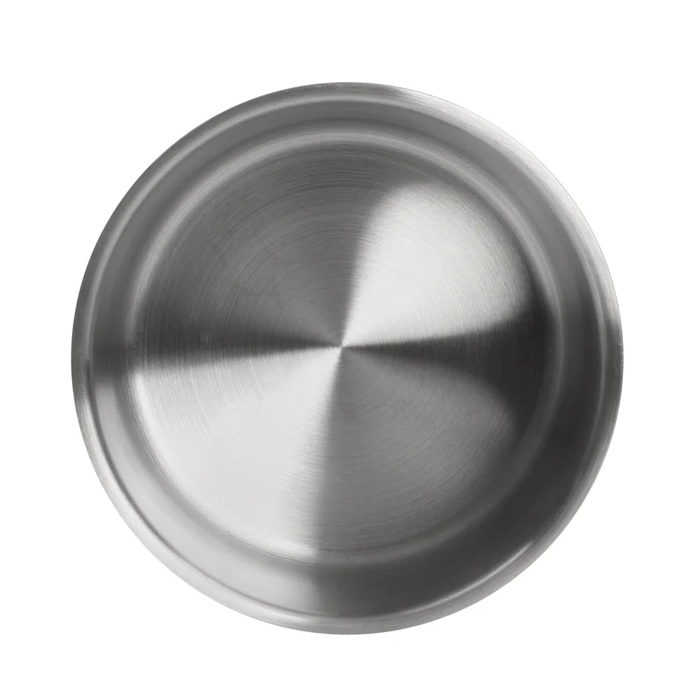 XMSJ Double Wall Stainless Steel Dog Bowl Non Skid Base