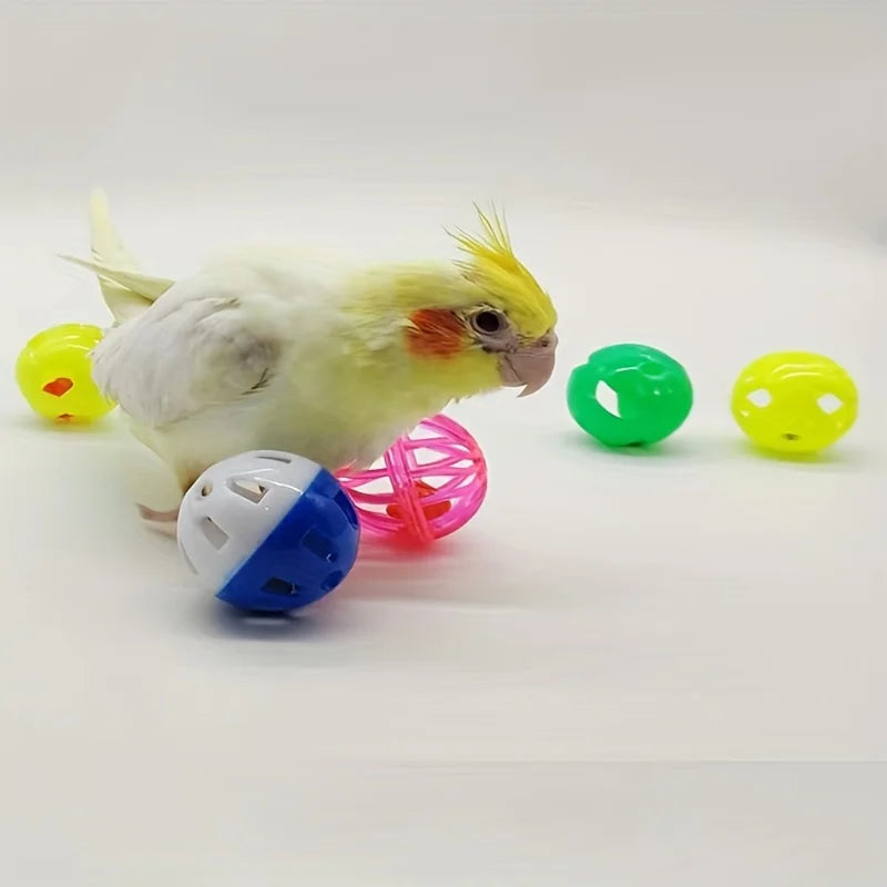Xiangzi Interactive Bell Bird Toy Set For Parrots And Birds