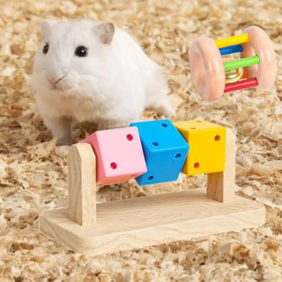 Hign-concerned Wooden Hamster Toys For Small Animals