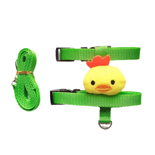 Walking Bunny Guinea Pig Harness Leash Set for Small Animals and Pets