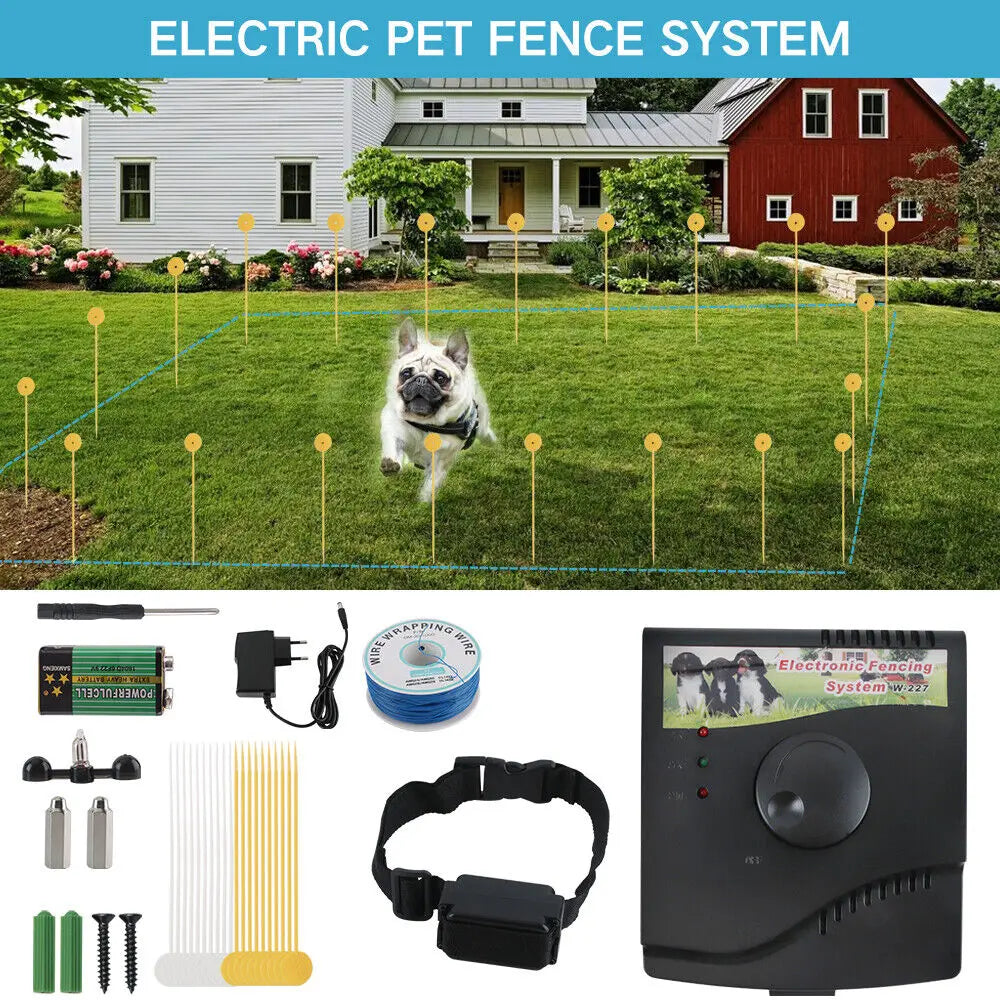 Electric Dog Fence System Waterproof Containment For Yard