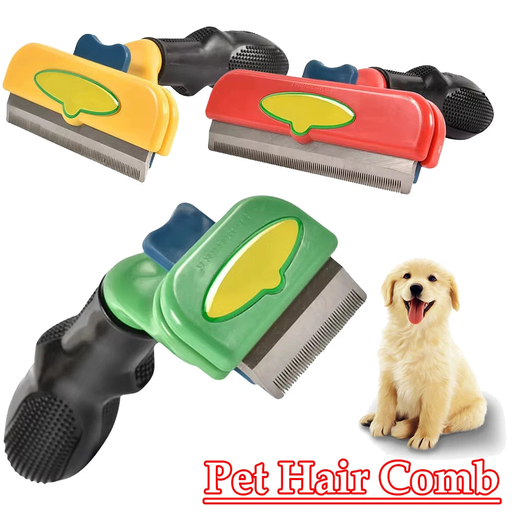 Hign-concerned Pet Grooming Brush Self Cleaning Slicker