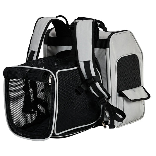 Pet Carrier Backpack Expandable Cat Dog Carrier Mesh