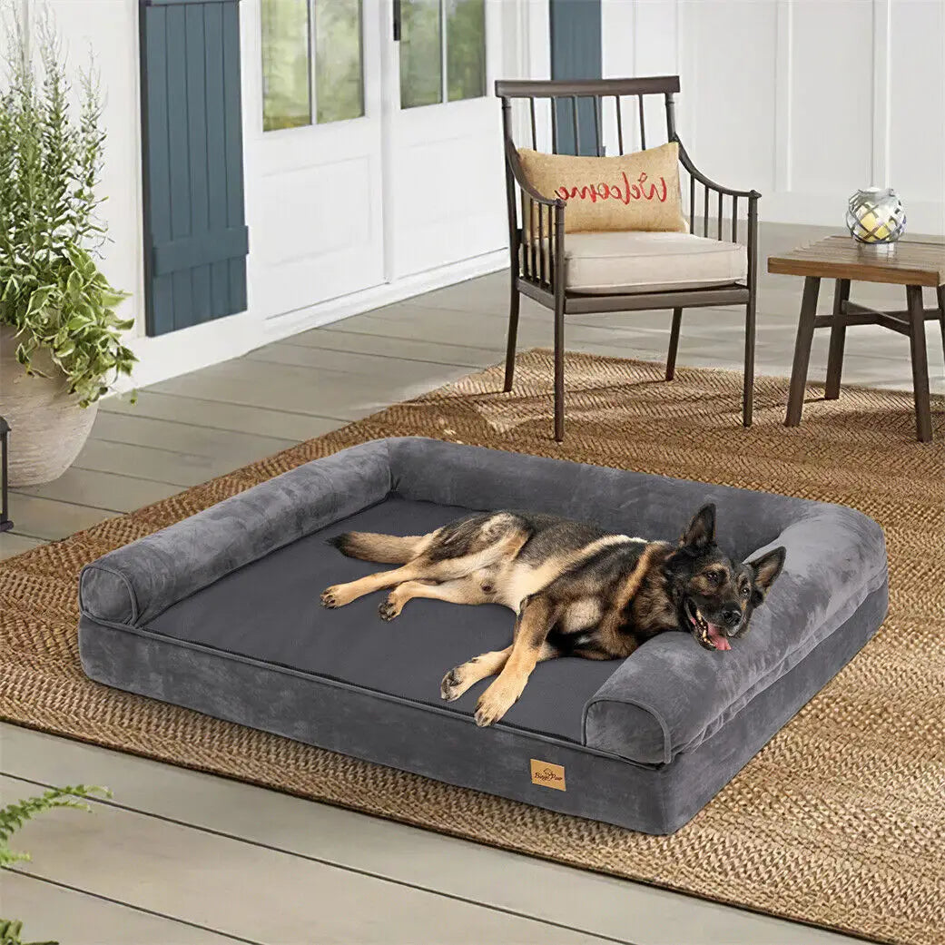BINGOPAWCN Orthopedic Dog Bed Removable Cover Cushion