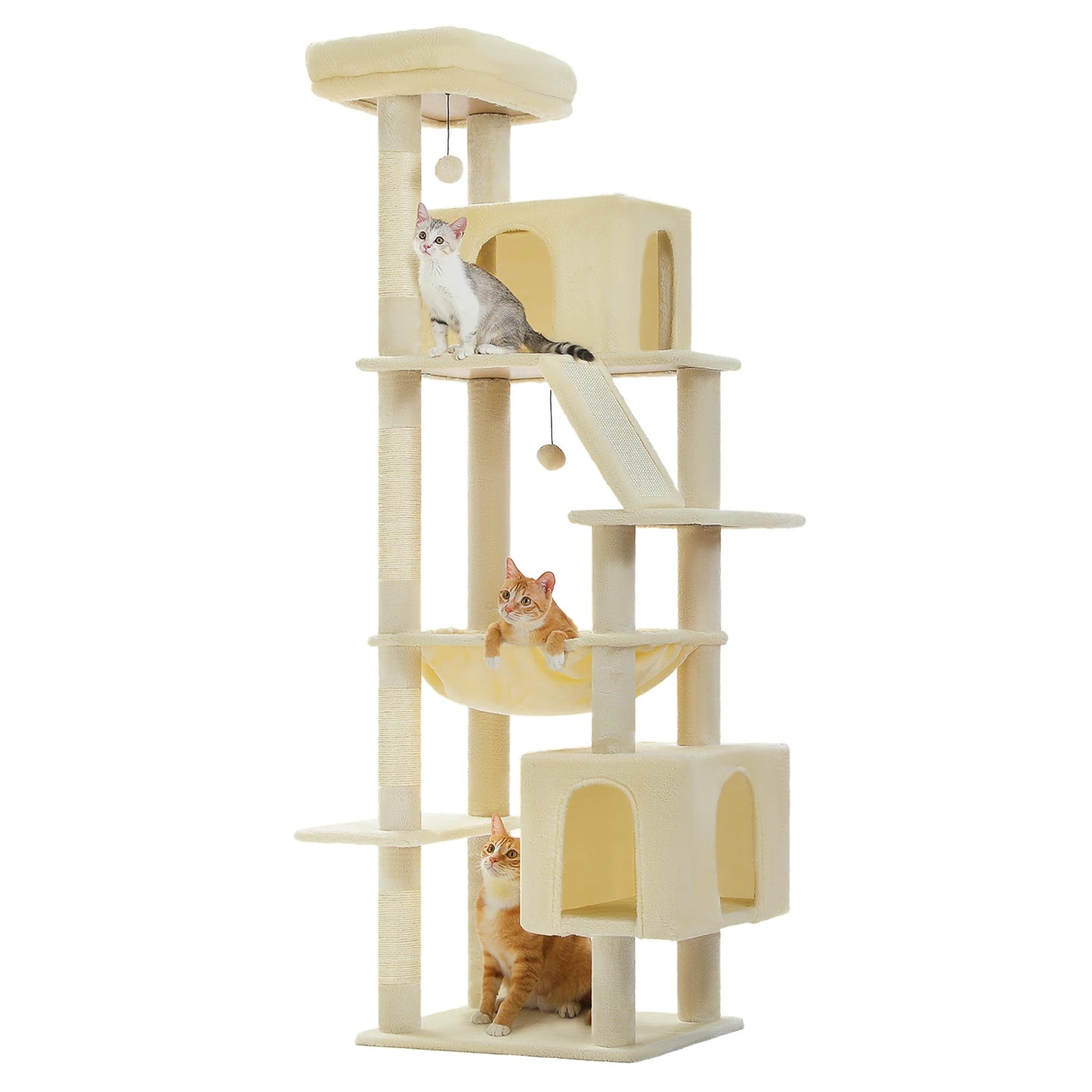 Speedy Pet Cat Tree Tower Hammock And Sisal Climbing Frame
