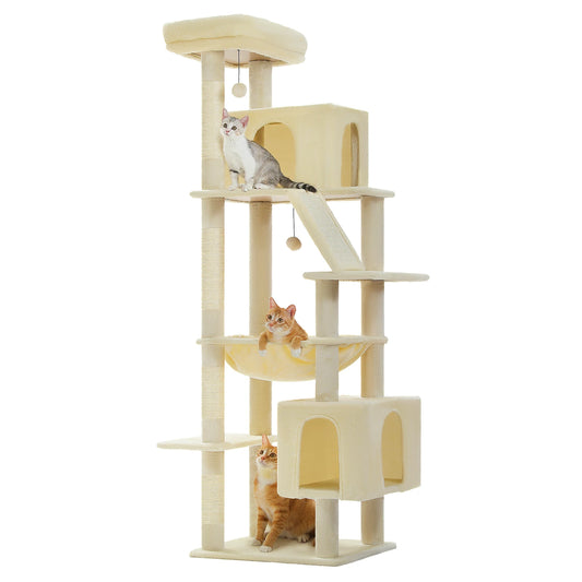 Speedy Pet Cat Tree Tower Hammock And Sisal Climbing Frame