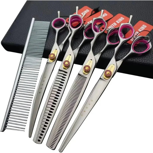 Hign-concerned Premium Dog Grooming Shears Set With Comb