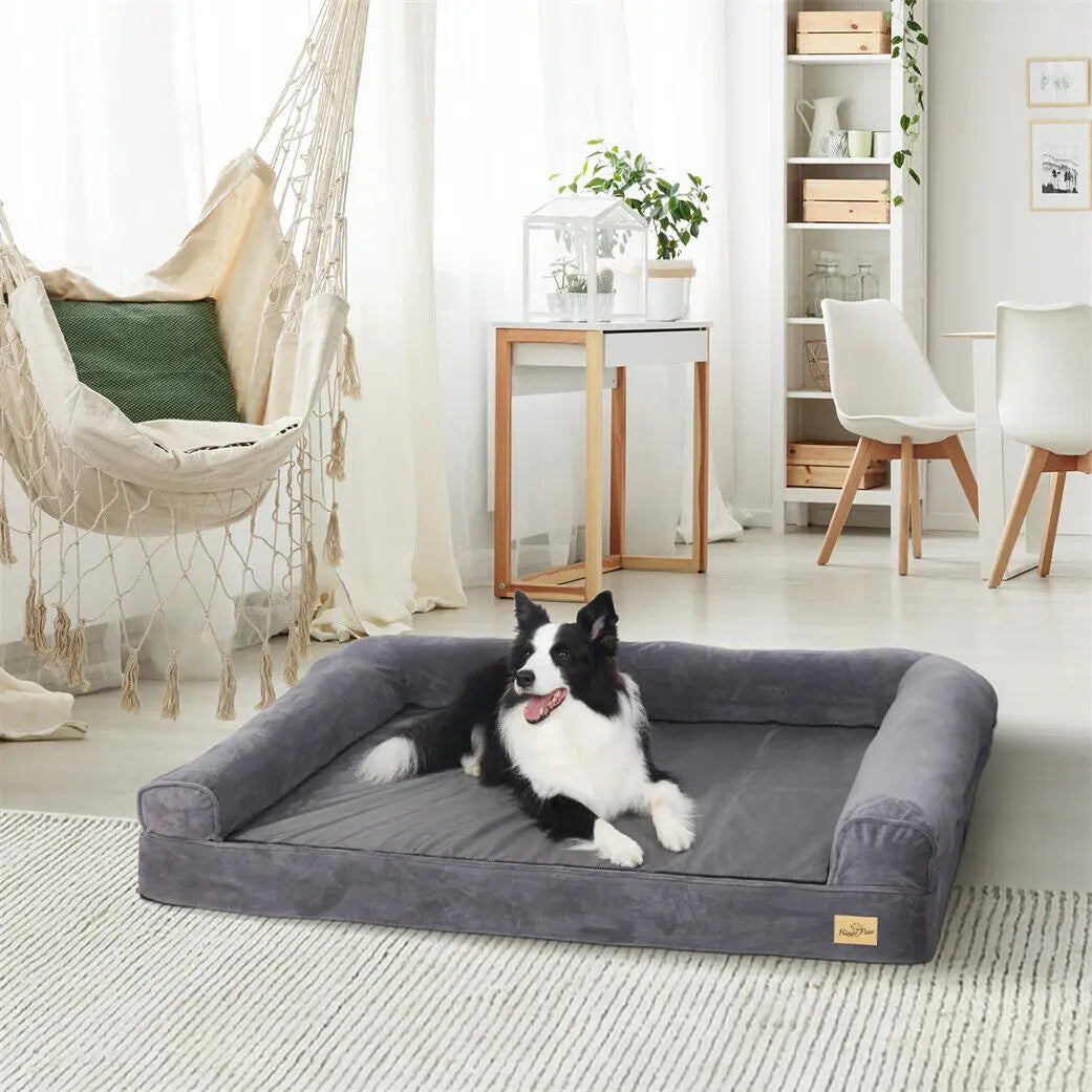 BINGOPAWCN Orthopedic Dog Bed Removable Cover Cushion