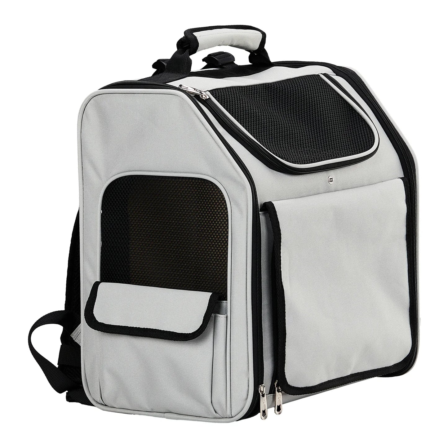 Pet Carrier Backpack Expandable Cat Dog Carrier Mesh